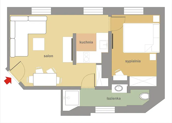 Lejlighed Sanhaus - Ul Haffnera I Okolice - 3-5 Minut Od Plazy I Deptaka