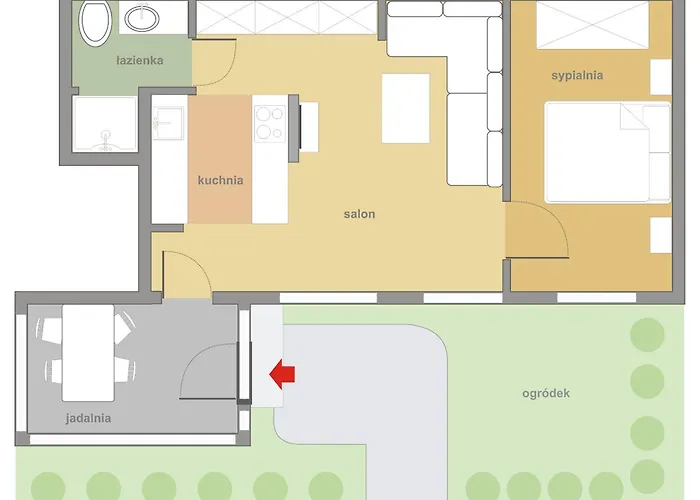 Lägenhet Sanhaus - Ul Haffnera I Okolice - 3-5 Minut Od Plazy I Deptaka